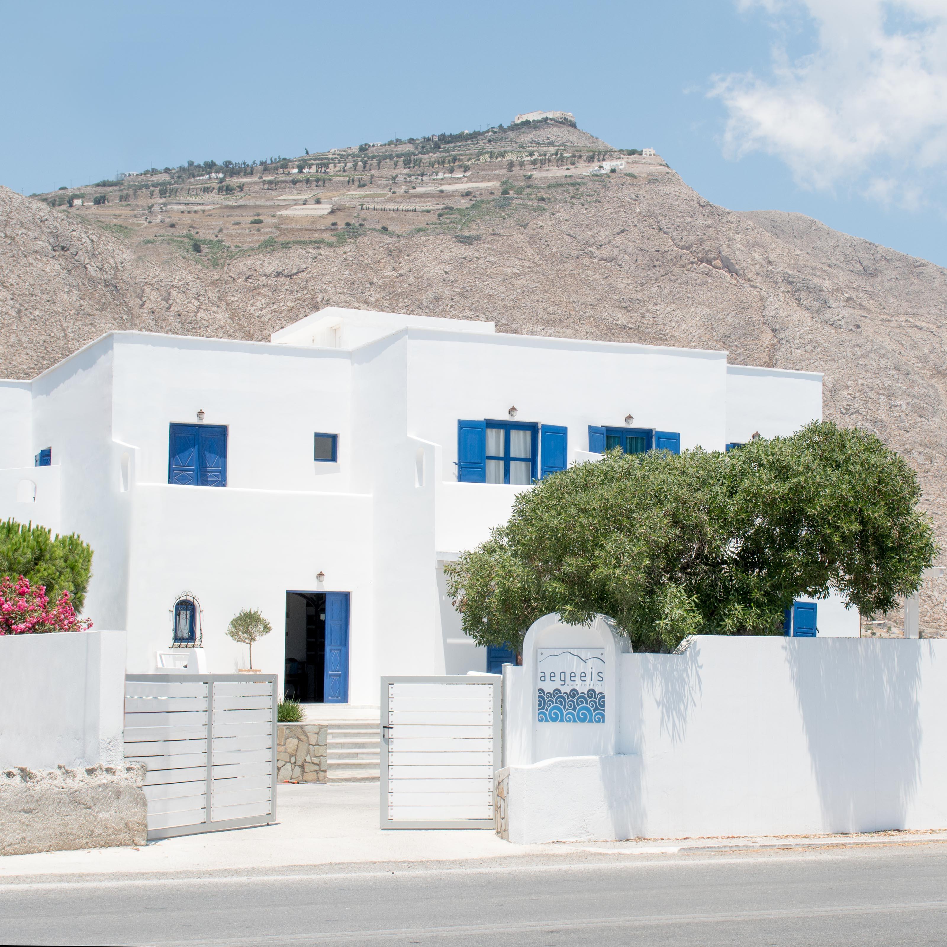 Aegeeis Otel Perissa  Dış mekan fotoğraf