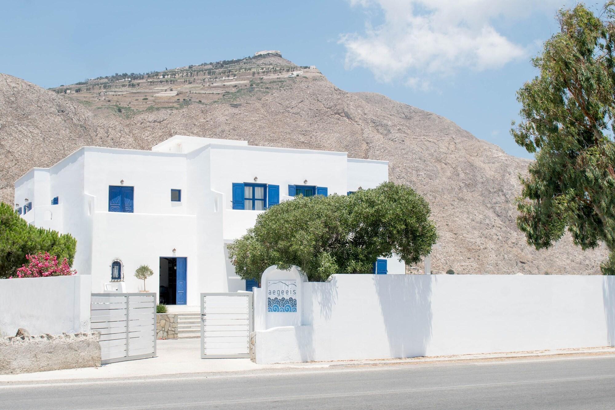 Aegeeis Otel Perissa  Dış mekan fotoğraf